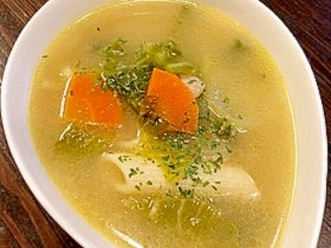 チージー野菜スープ（チーズ入りスープ）
